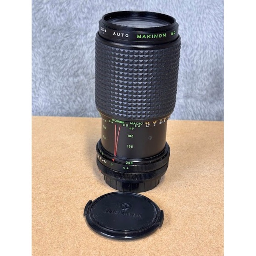 Makinon MC‎ Auto 80-200mm f4.5 Macro Zoom Lens Canon FD Mount Japan